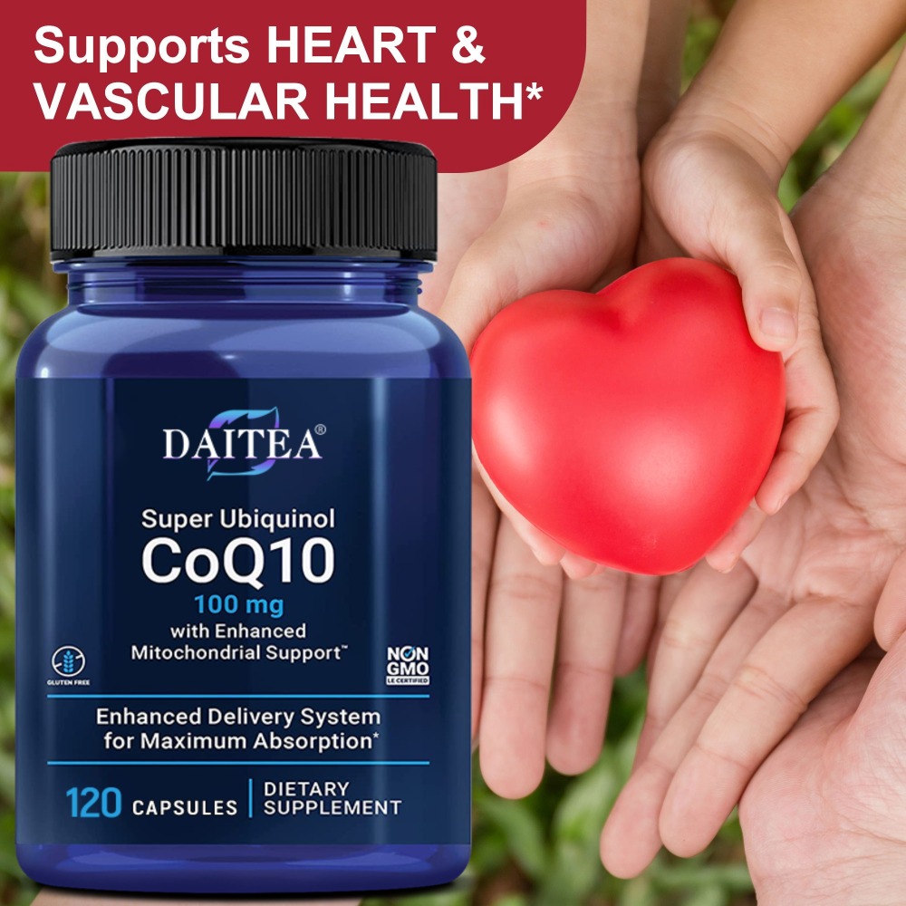 Ubiquinol 100mg CoQ10, Saúde d - Nutrition And Fitness avaliação e preço