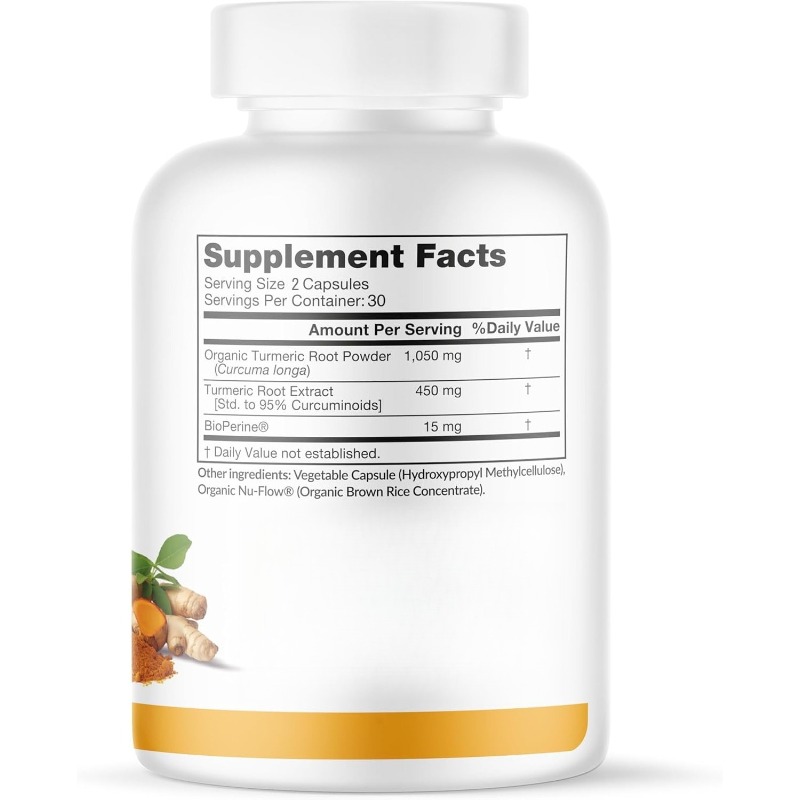 Cúrcuma Curcumina e BioPerine  - Turmeric Curcumin Capsule avaliação e preço